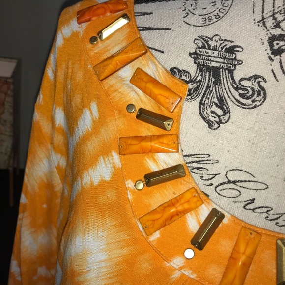 - Ruby Rd blouse orange - Picture 4 of 8